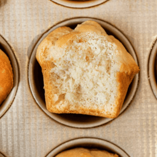 Muffin with bite taken out of it