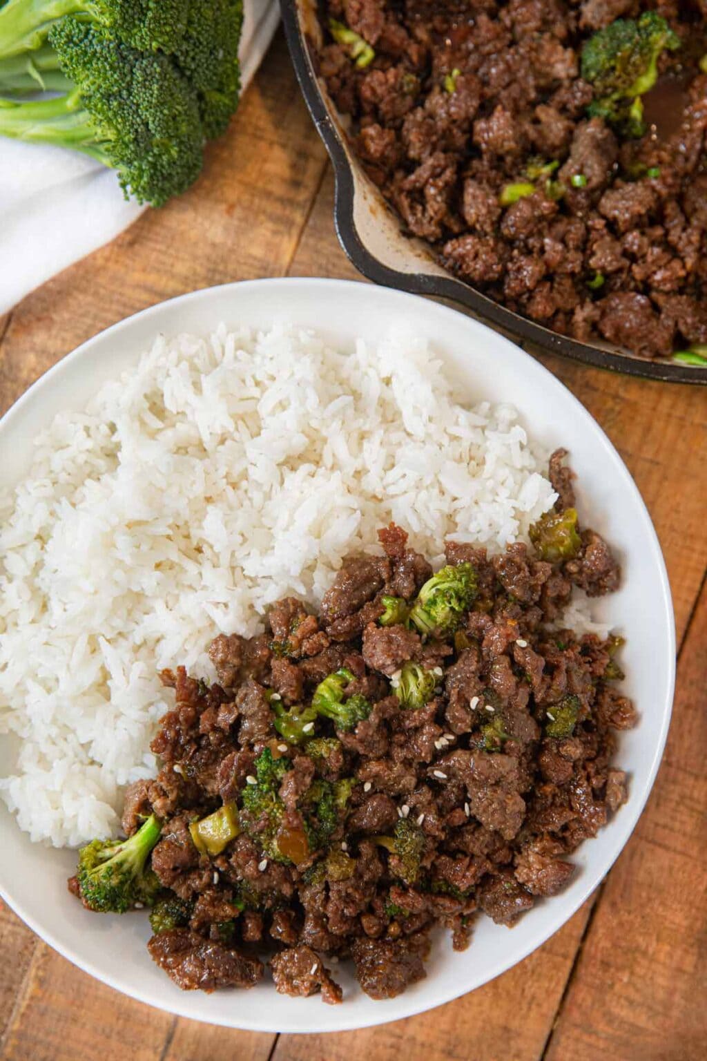 Ground Beef and Broccoli Recipe Dinner, then Dessert