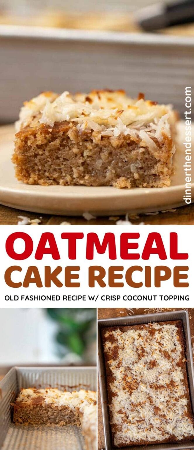 Oatmeal Cake Recipe (Lazy Daisy Oatmeal Cake) Dinner, then Dessert
