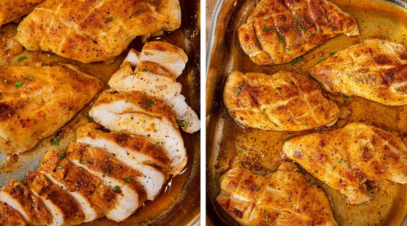 Oven Baked Rotisserie Chicken Breasts Recipe Dinner Then Dessert