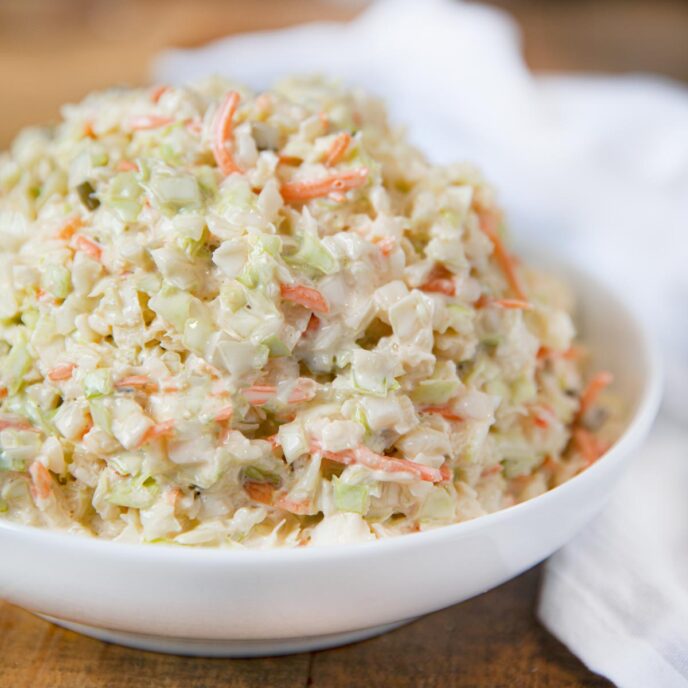 Easy Cole Slaw Recipe Coleslaw Recipe Dinner Then Dessert 7465