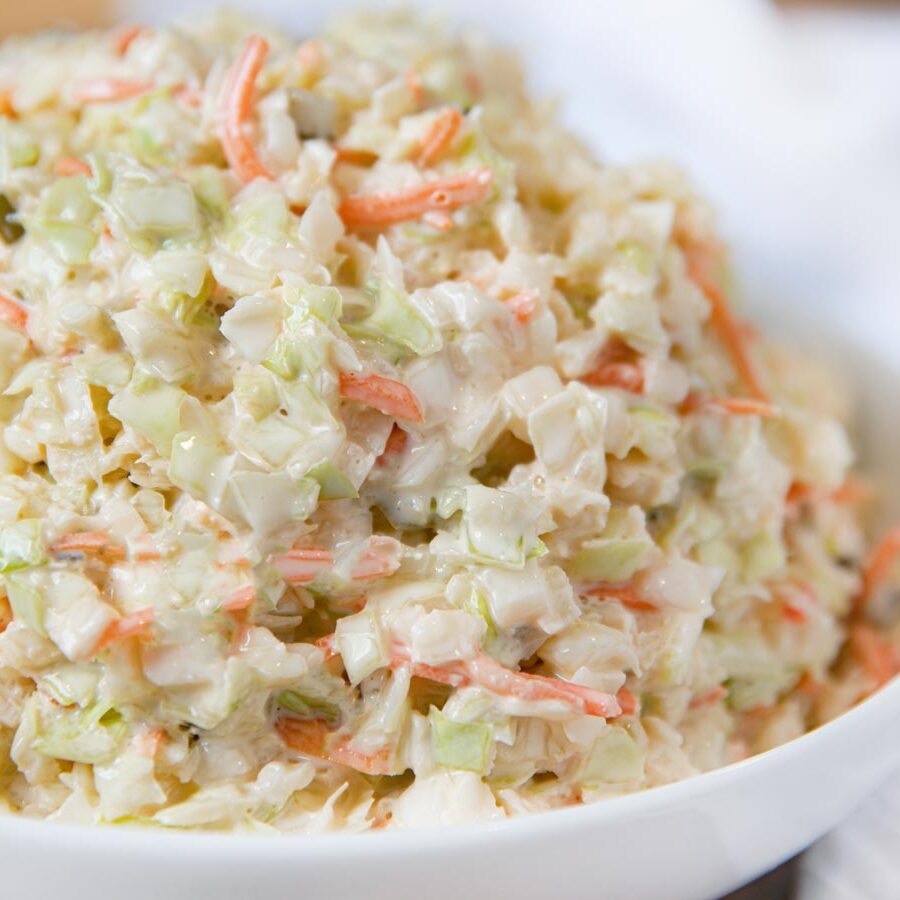 Popeye's Cole Slaw in bowl