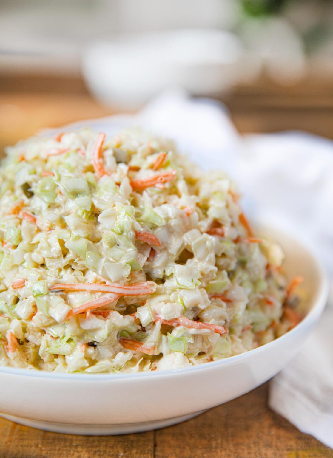 Popeye's Cole Slaw Recipe (Perfect Copycat!) - Dinner, then Dessert