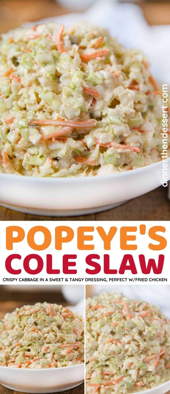 Popeye's Cole Slaw Collage