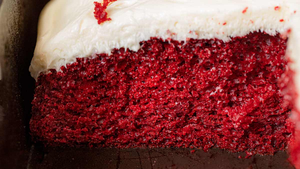 Easy Red Velvet Sheet Cake Recipe - Dinner, then Dessert