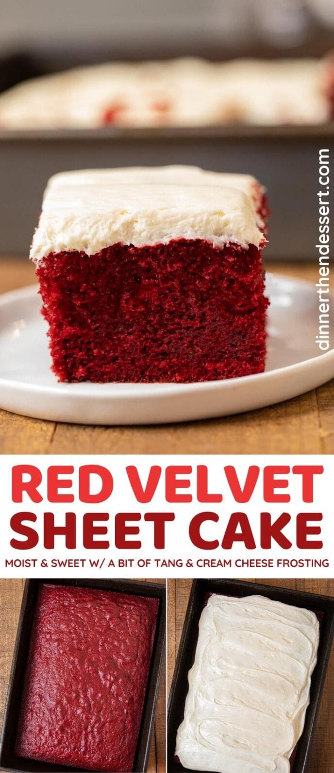 Red Velvet Sheet Cake - I Heart Eating