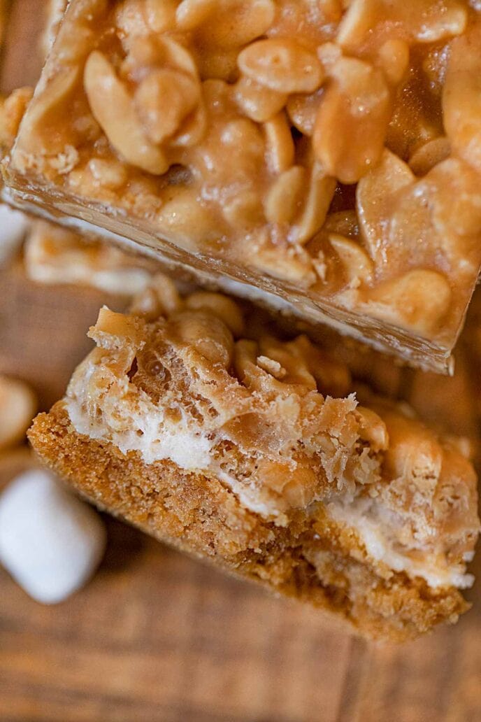 Salted Peanut Chews Recipe- Dinner, then Dessert