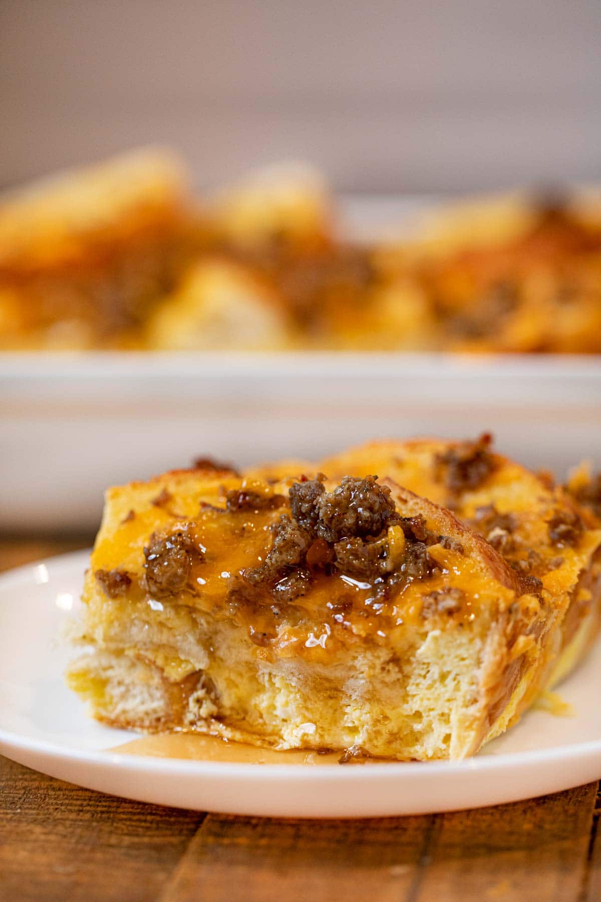 Sausage Cheddar French Toast Casserole Recipe Dinner, then Dessert