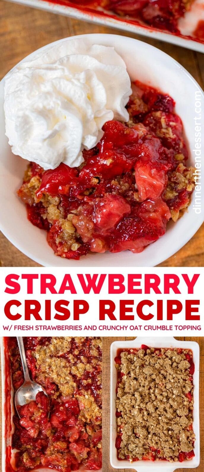 Strawberry Crisp Collage