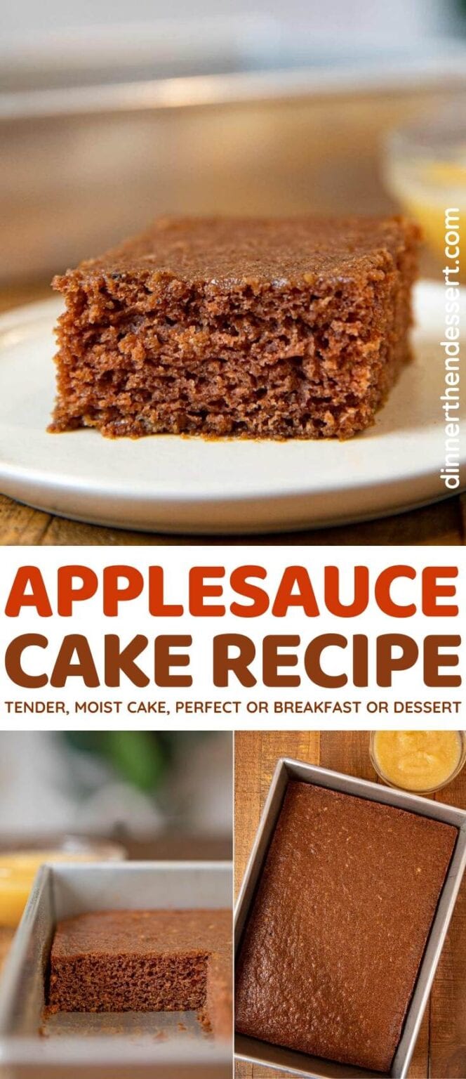 Easy Applesauce Cake Recipe Dinner, then Dessert