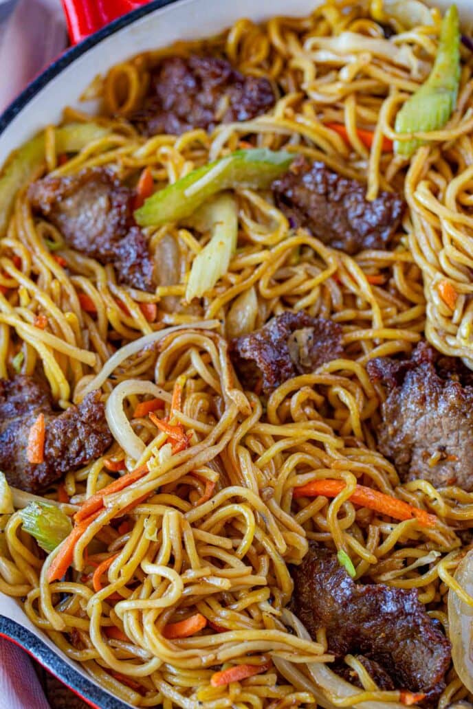 Beef Lo Mein Recipe - Dinner, then Dessert