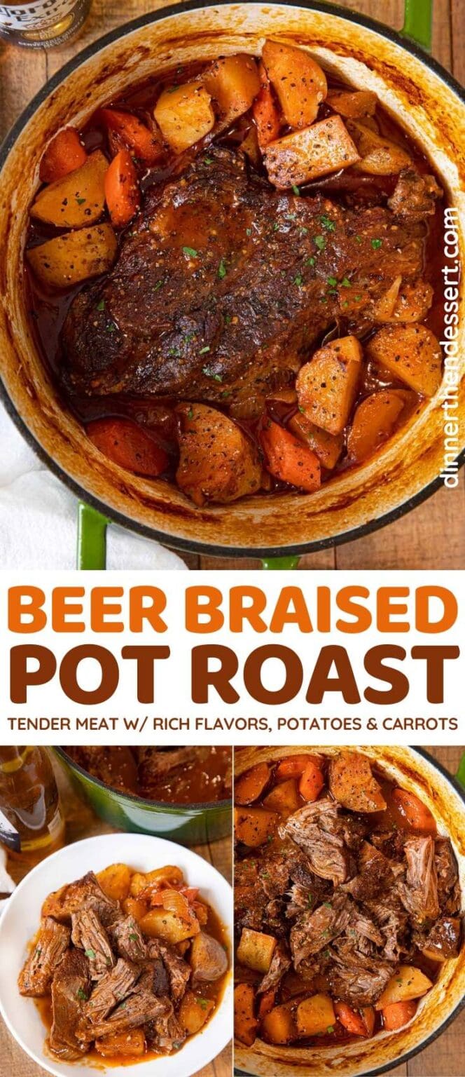 Beer Braised Pot Roast Recipe Dinner, then Dessert