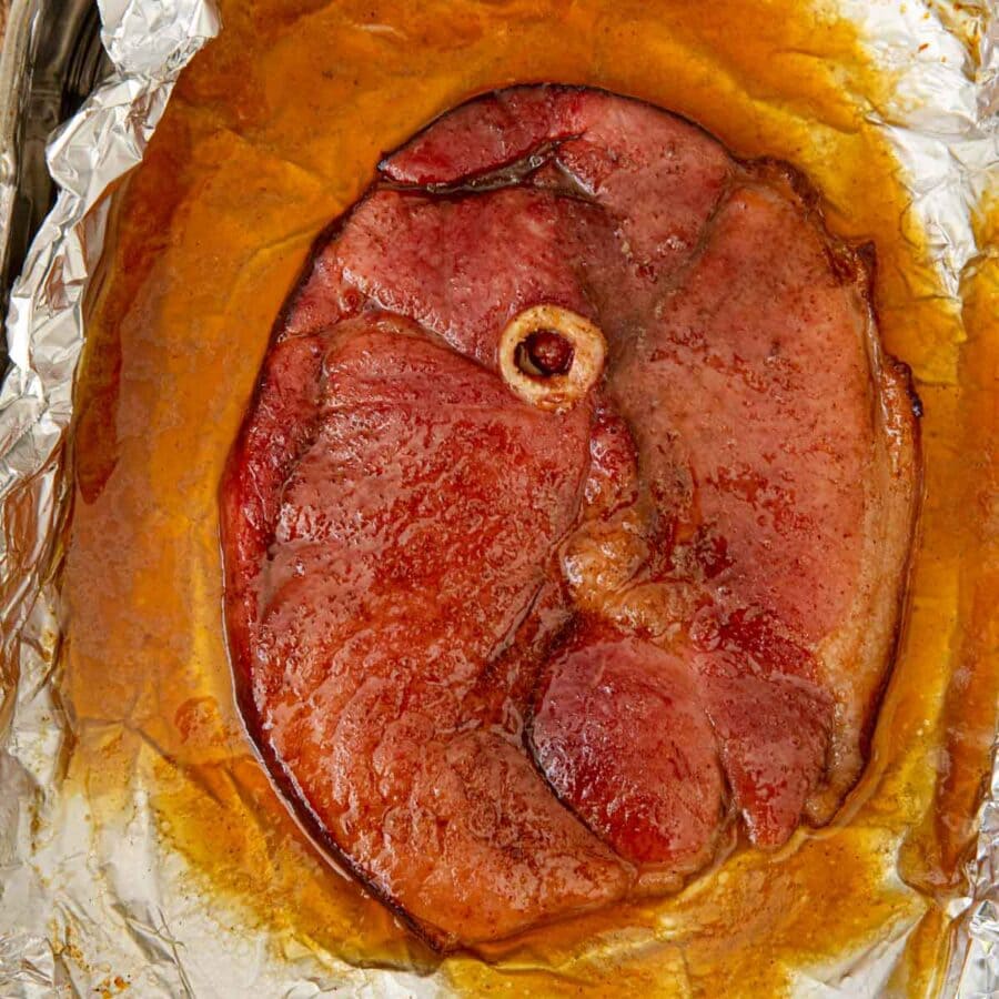 Brown Sugar Ham Steak Recipe Dinner, then Dessert