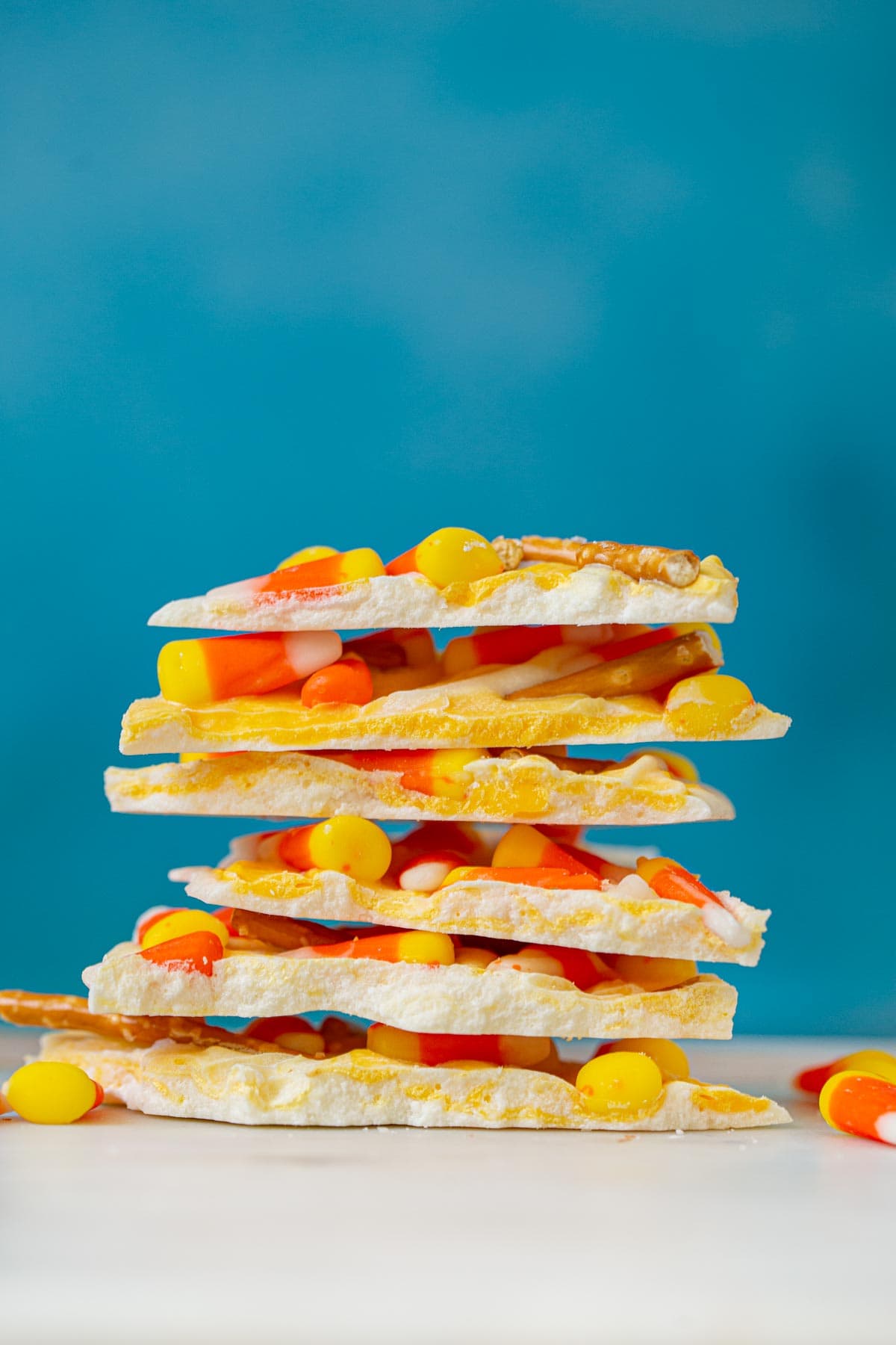 Easy Candy Corn Bark Recipe (Leftover Candy!) - Dinner, then Dessert