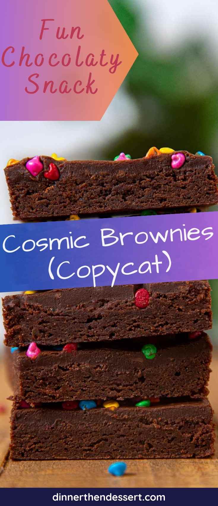 Cosmic Brownies Recipe - Dinner, then Dessert