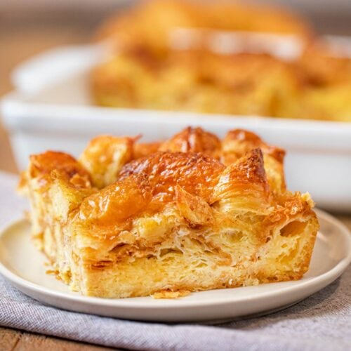 Croissant French Toast Bake (Holiday Breakfast!) Dinner, then Dessert