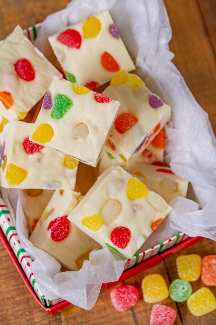 Easy Gumdrop Fudge Recipe (4 Ingredients!) Dinner, then Dessert
