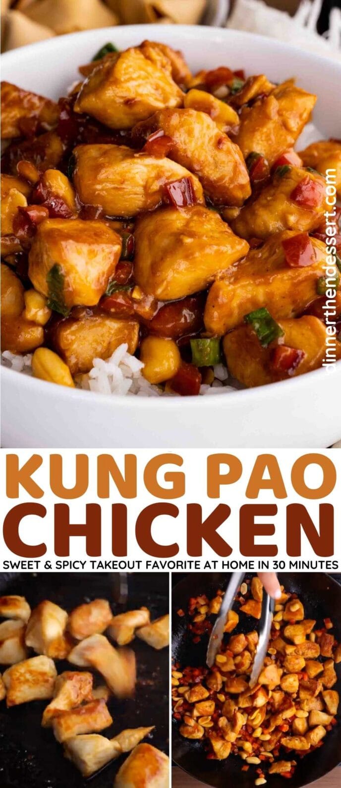 Kung Pao Chicken Collage