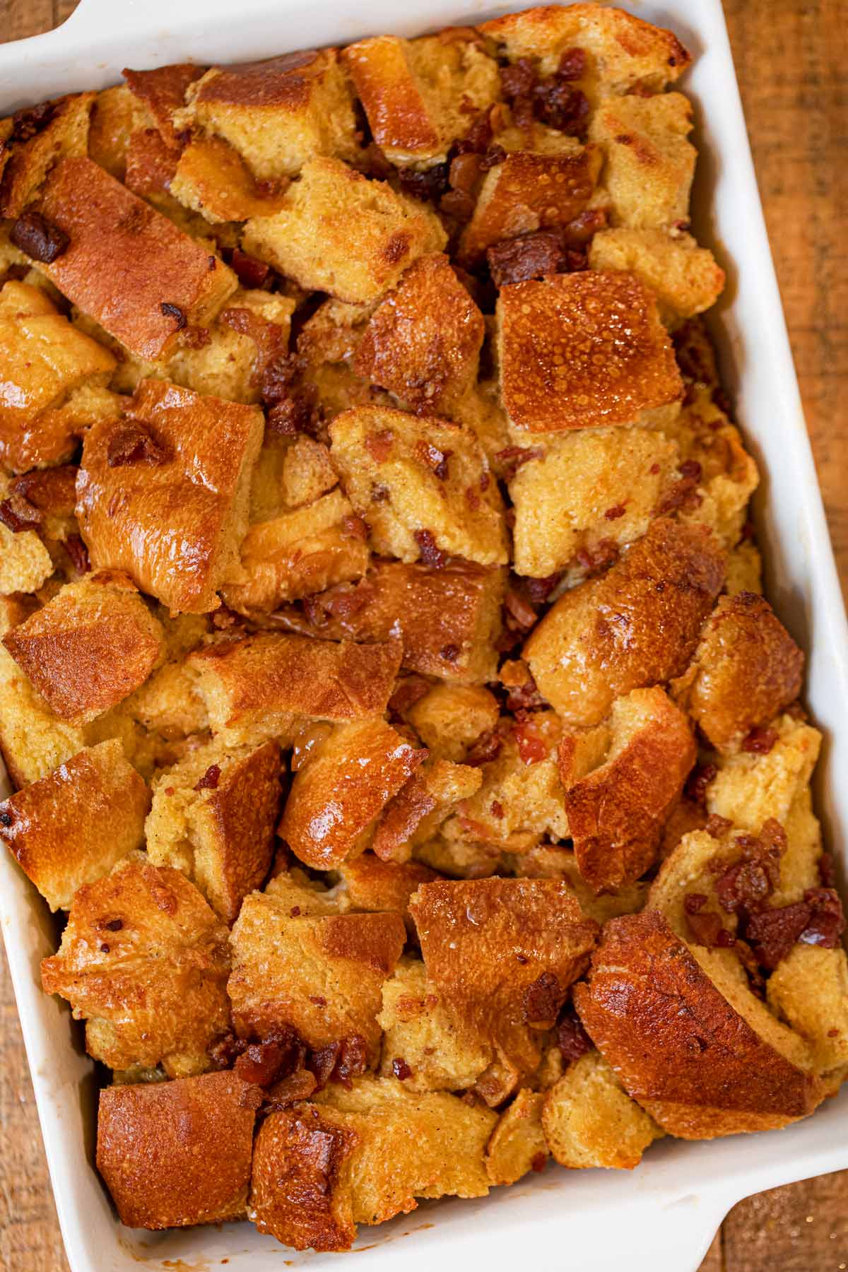 Maple Bacon French Toast Bake Recipe - Dinner, then Dessert