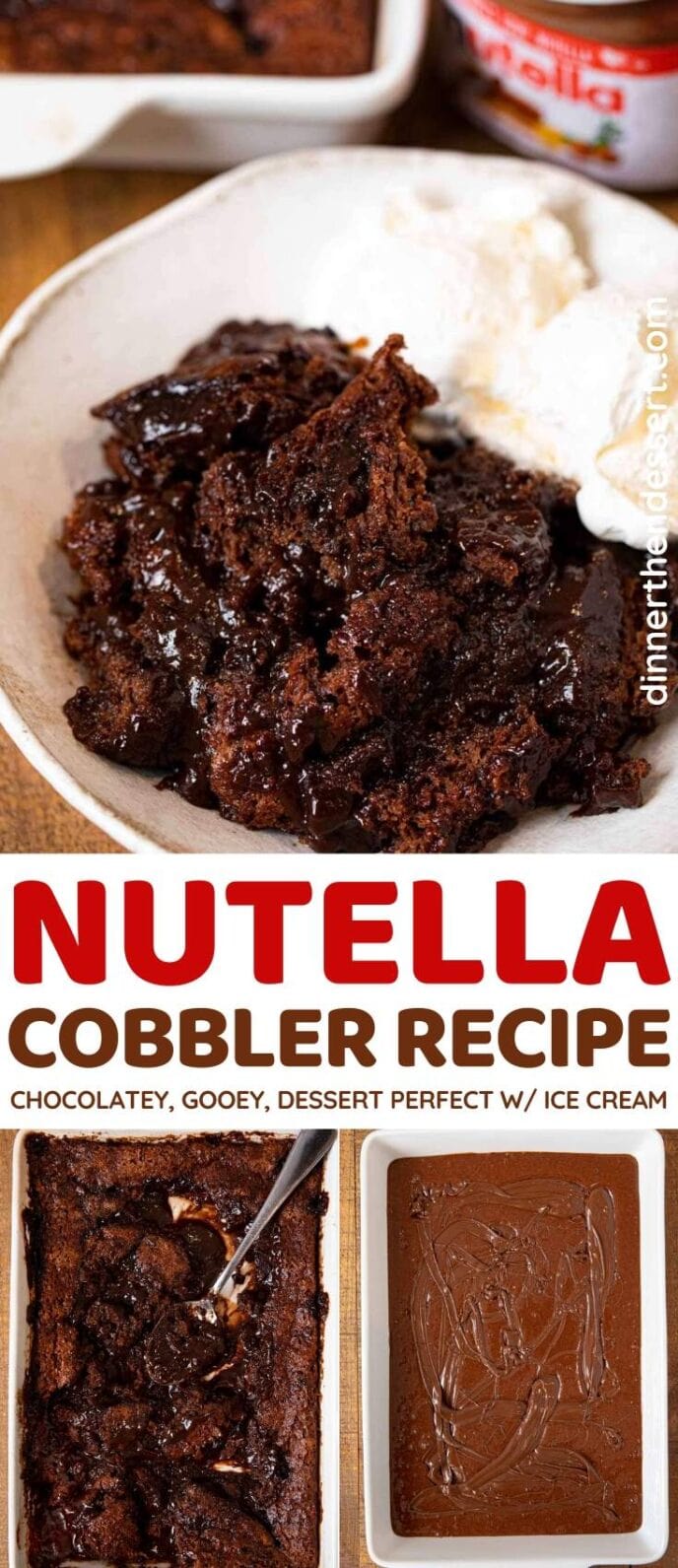 Nutella Cobbler collage