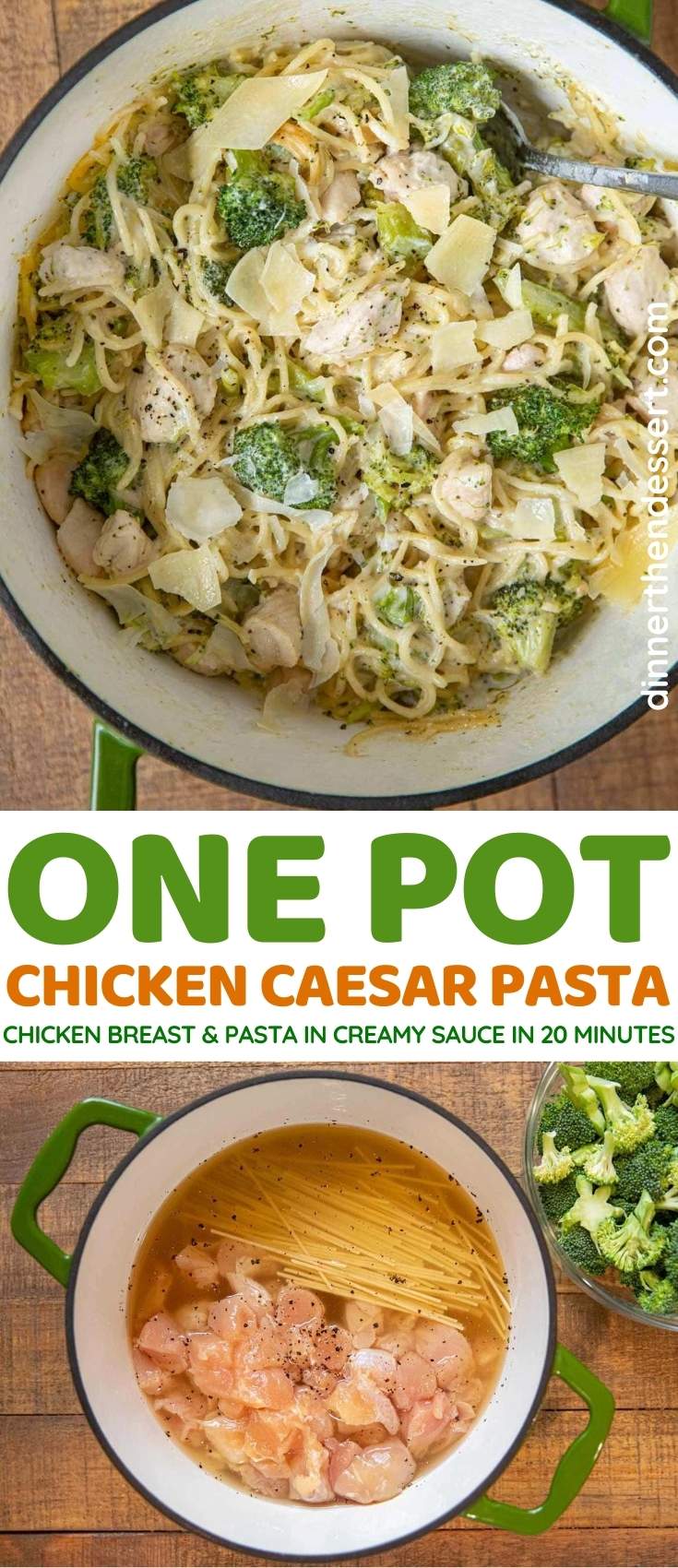 Instant Pot Dutch Oven Chicken Caesar Pasta - Adventures of a Nurse