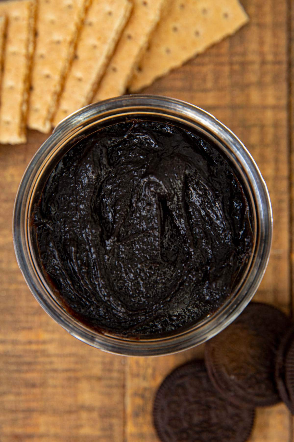 Top down photo of Oreo Cookie Butter