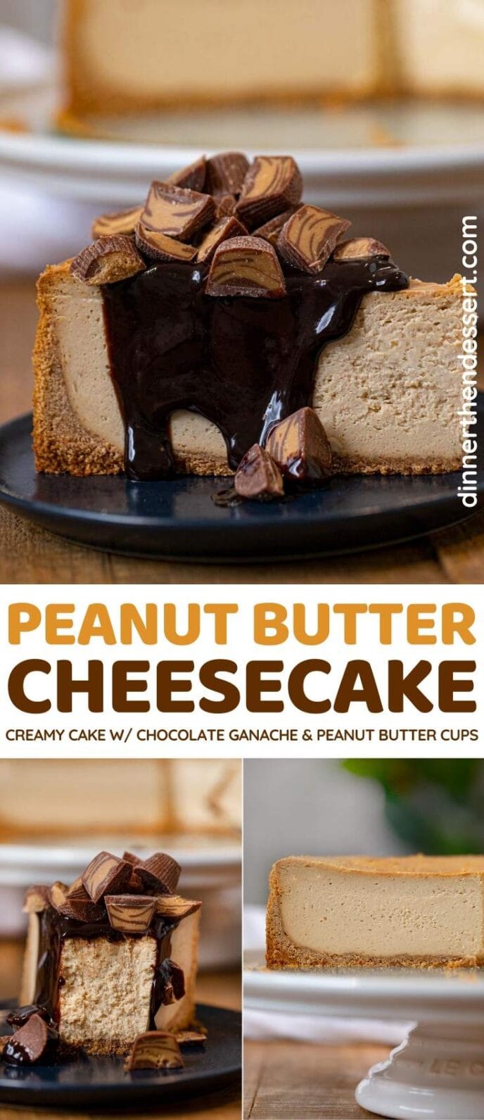 Peanut Butter Cheesecake collage