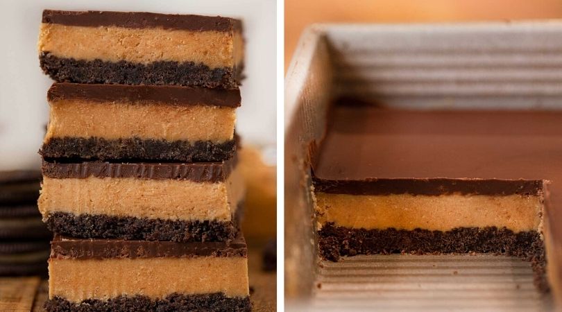 Erdnussbutter-Oreo-Riegel