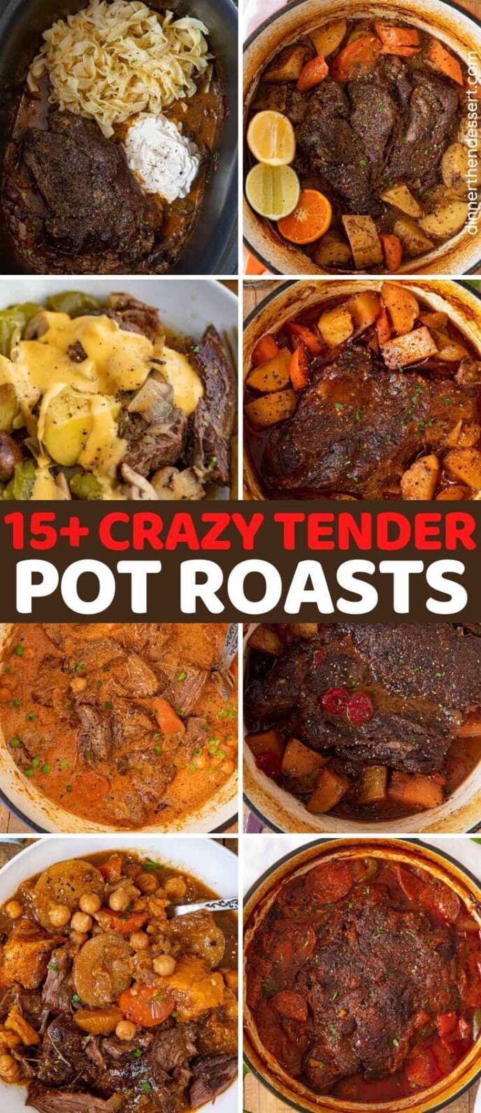 Large Collage of Pot Roast Photos