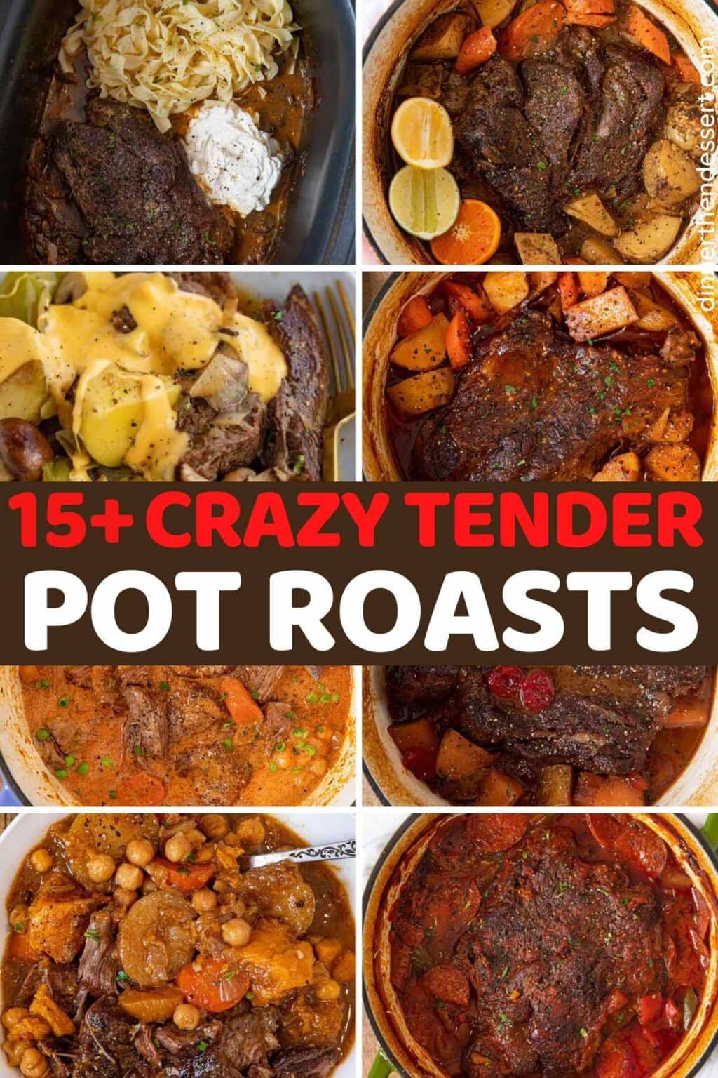 15+ Easy Pot Roast Recipes (Chuck Roast) Dinner, then Dessert
