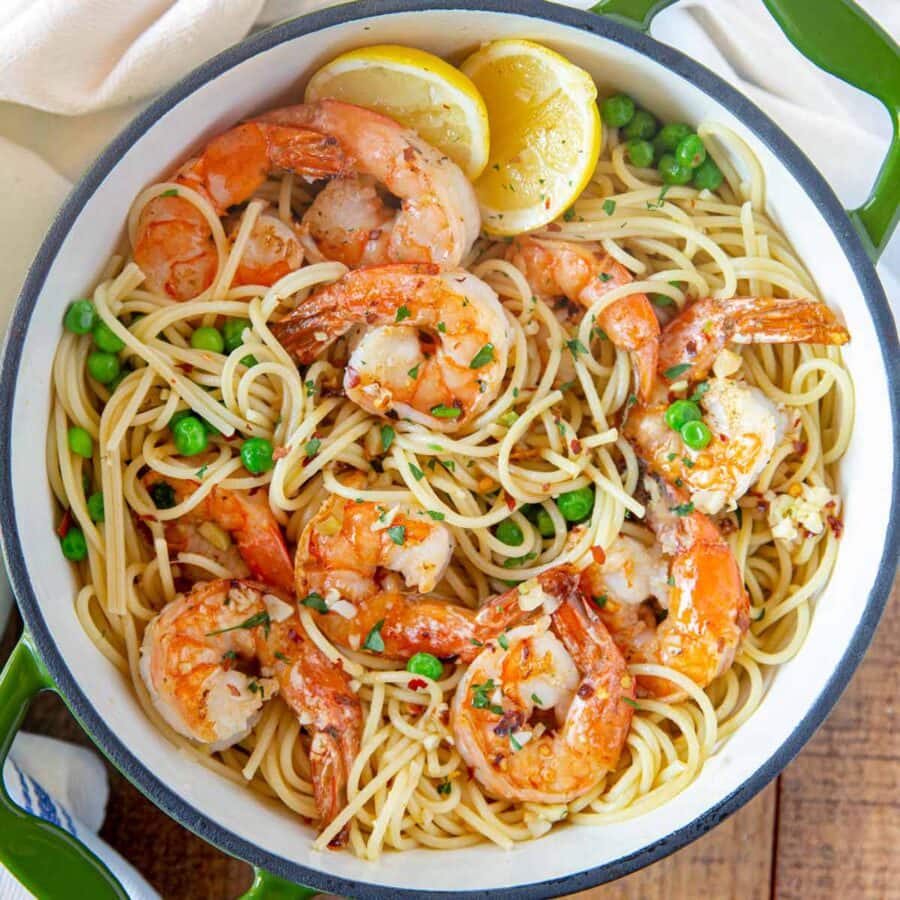 EASY Shrimp Scampi Pasta Recipe (Restaurant Worthy!) - Dinner, then Dessert