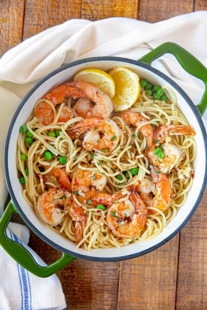 EASY Shrimp Scampi Pasta Recipe (Restaurant Worthy!) - Dinner, then Dessert