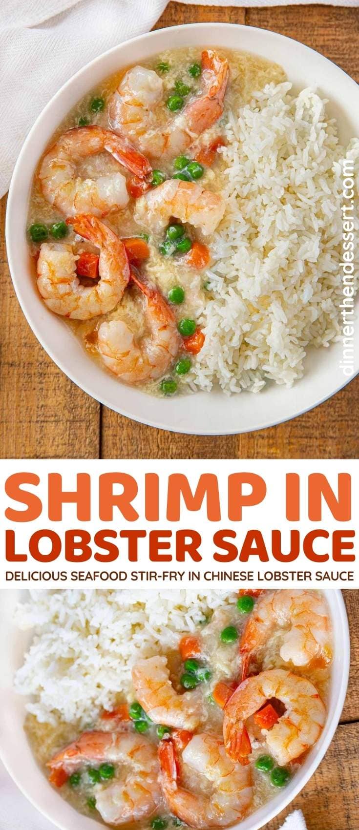 Shrimp in Lobster Sauce collage
