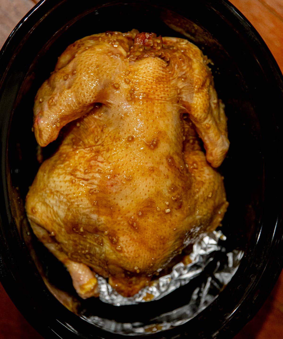 Slow Cooker Honey Orange Garlic Chicken Recipe- Dinner, then Dessert