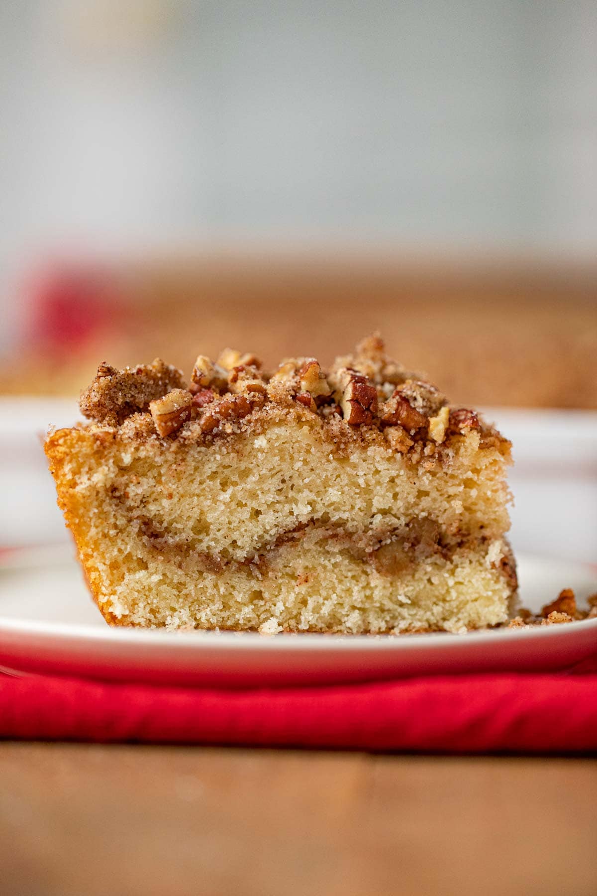 Hungarian Milk Cake with Sour Cherries