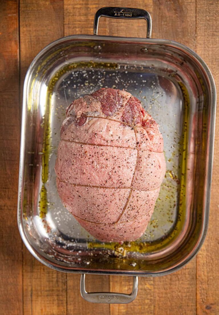 Easy Stuffed Leg of Lamb Recipe - Dinner, then Dessert