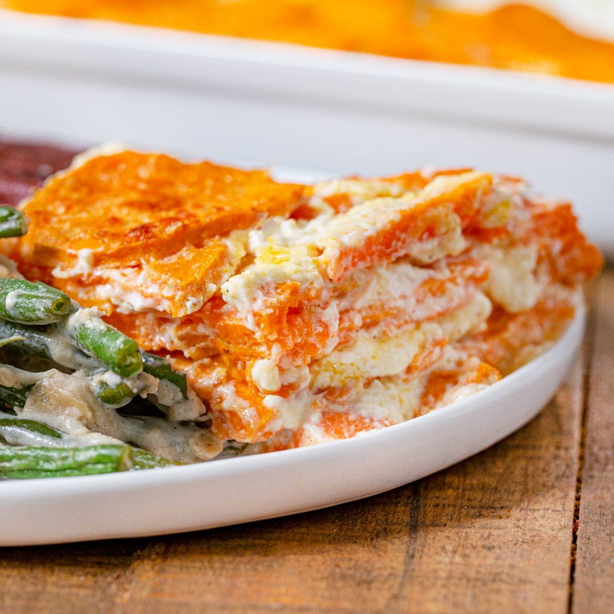 Sweet Potatoes au Gratin Recipe (Holiday Side!) Dinner, then Dessert