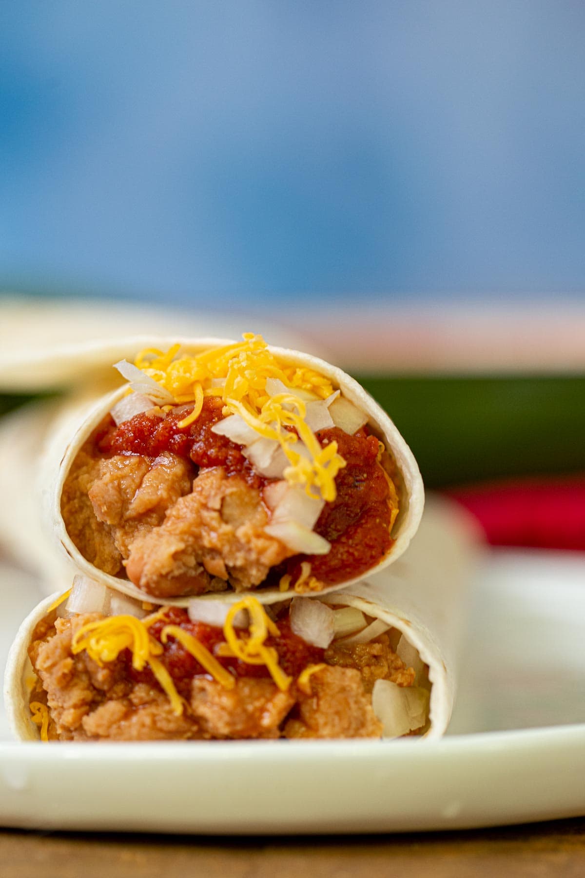 Taco Bell Bean Burritos (Copycat) Recipe (w/ Red Sauce) - Dinner, then