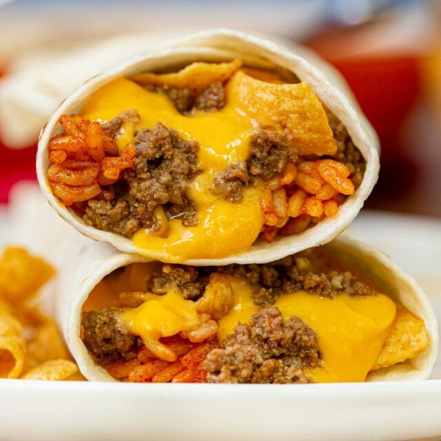 Taco Bell Beefy Fritos Burrito Recipe- Dinner, Then Dessert