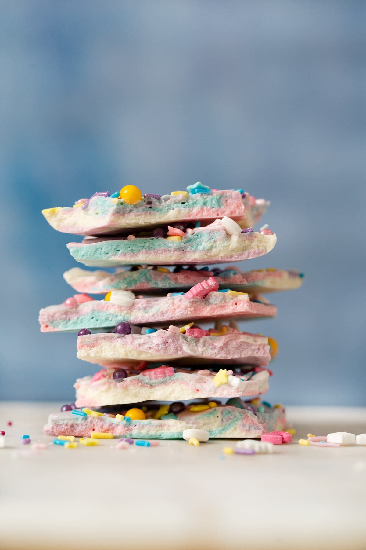 Unicorn Bark in a stack