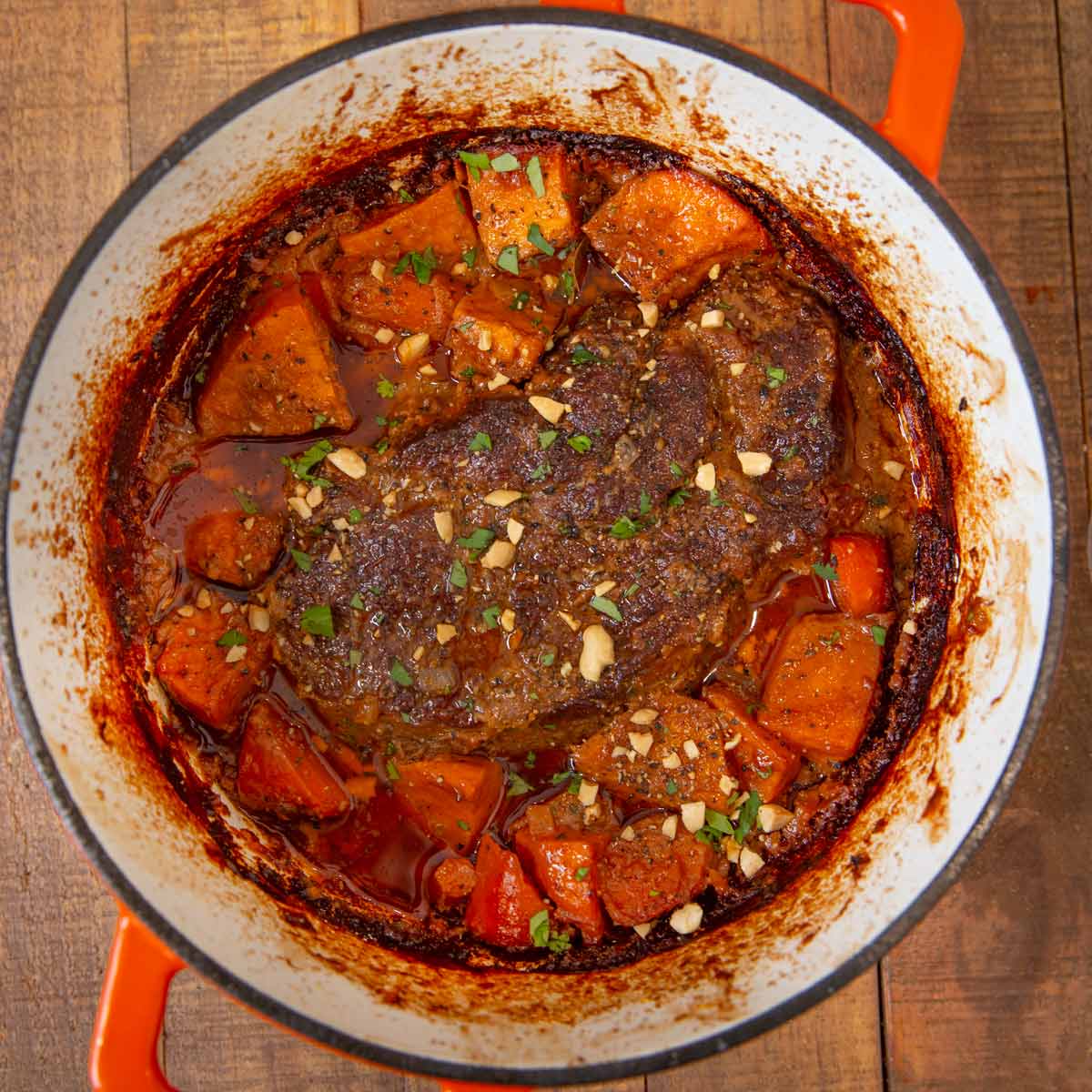West African Pot Roast Recipe Dinner, then Dessert