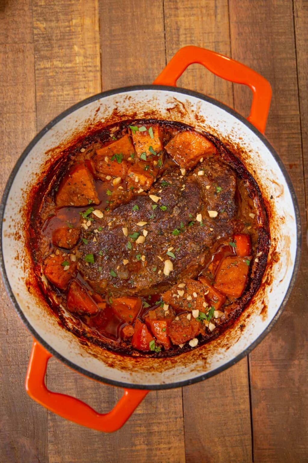 West African Pot Roast Recipe Dinner, then Dessert