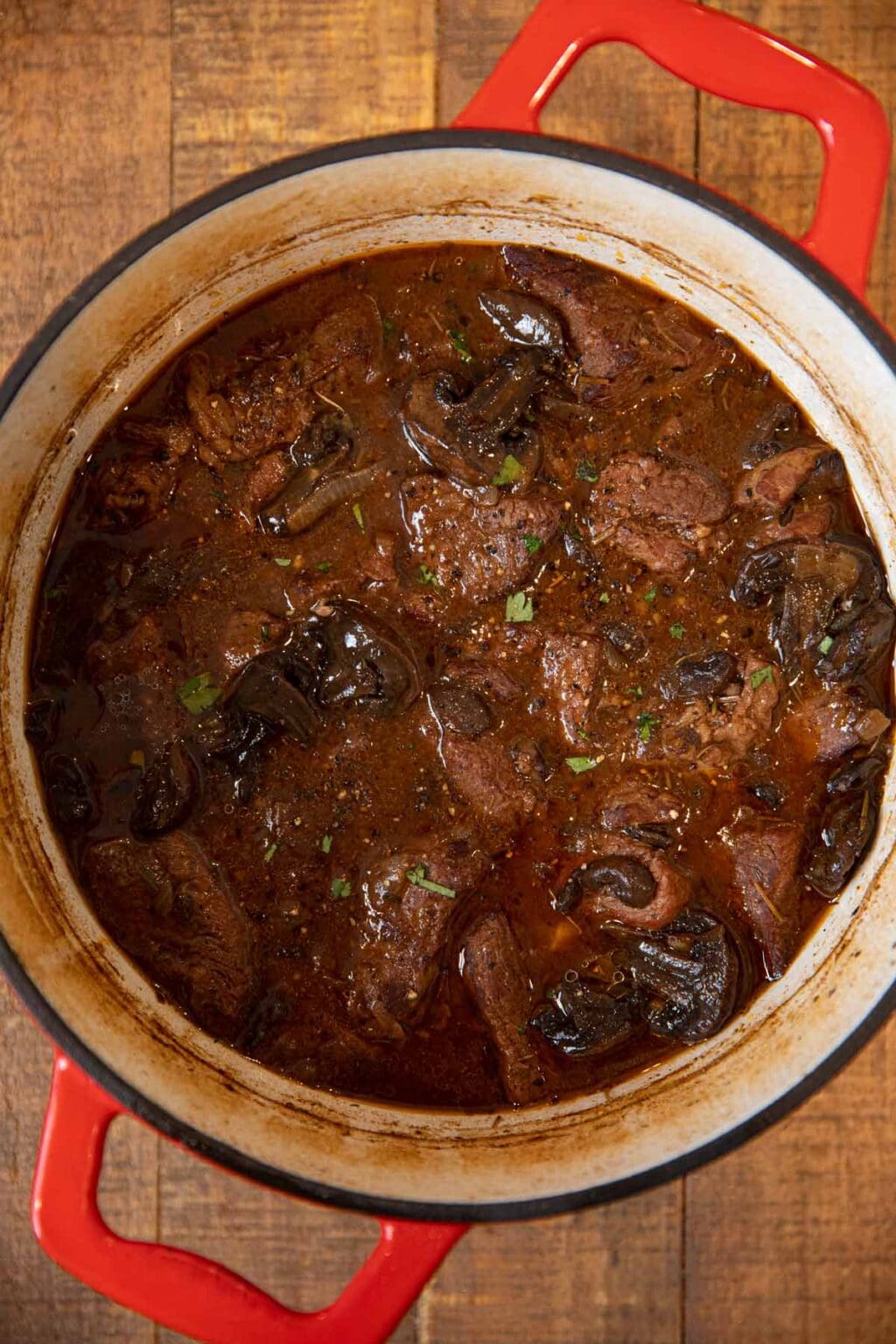 Beef and Mushroom Stew Recipe- Dinner, then Dessert