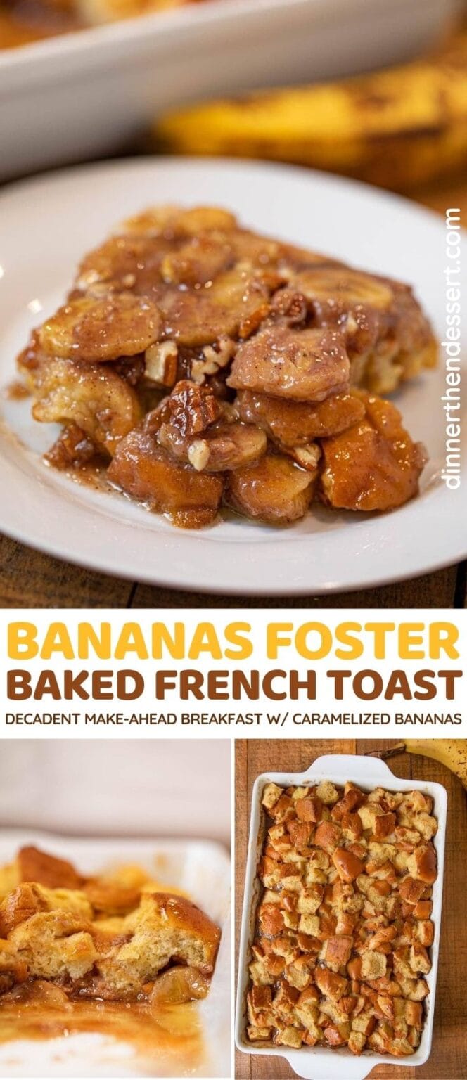 Bananas Foster Baked French Toast Recipe Dinner, then Dessert
