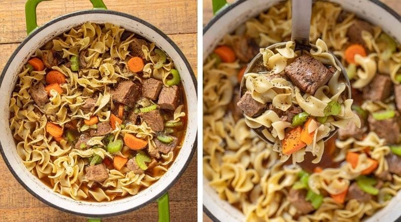 The BEST Beef Noodle Soup Recipe (So Easy!) - Dinner, then Dessert