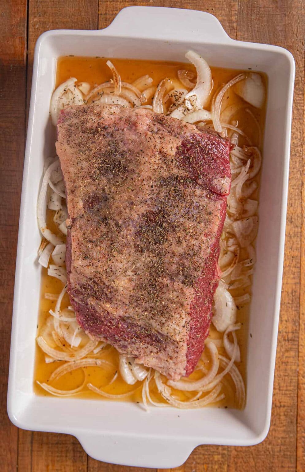 Beer and Onion Brisket Recipe Dinner, then Dessert