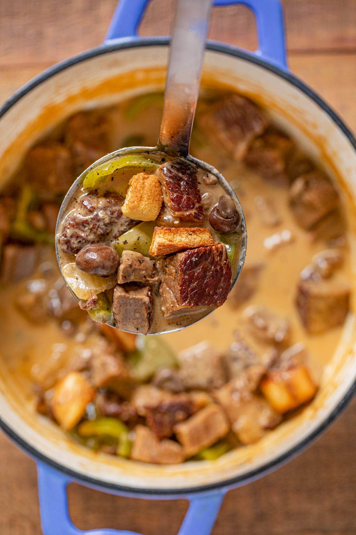 Cheesy Philly Cheesesteak Soup Recipe [VIDEO] Dinner, then Dessert