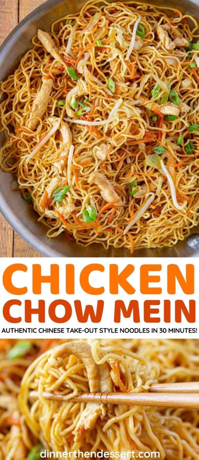 Easy Chicken Chow Mein Recipe - Dinner, then Dessert