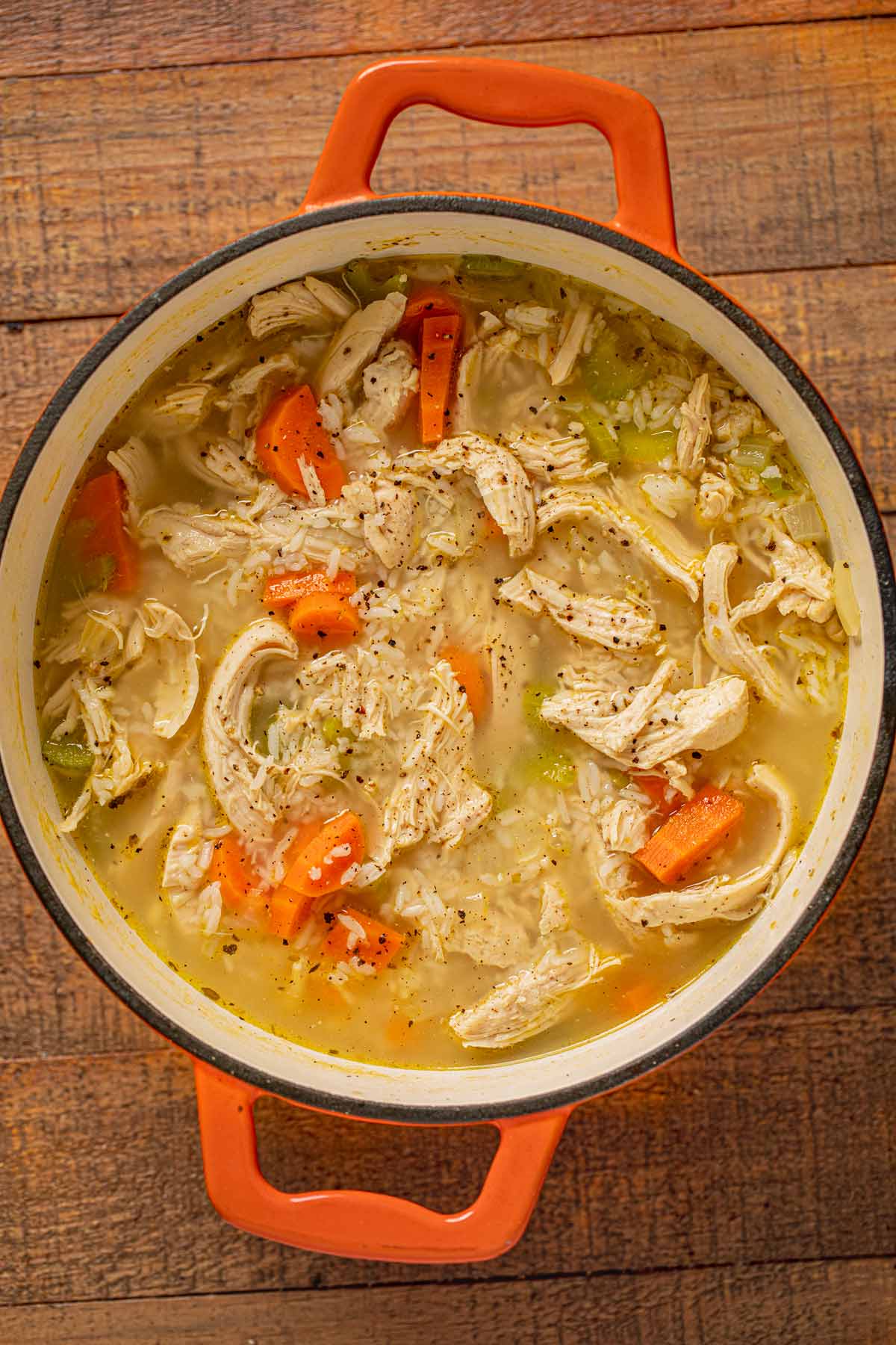 Easy Chicken and Rice Soup Recipe - Dinner, then Dessert