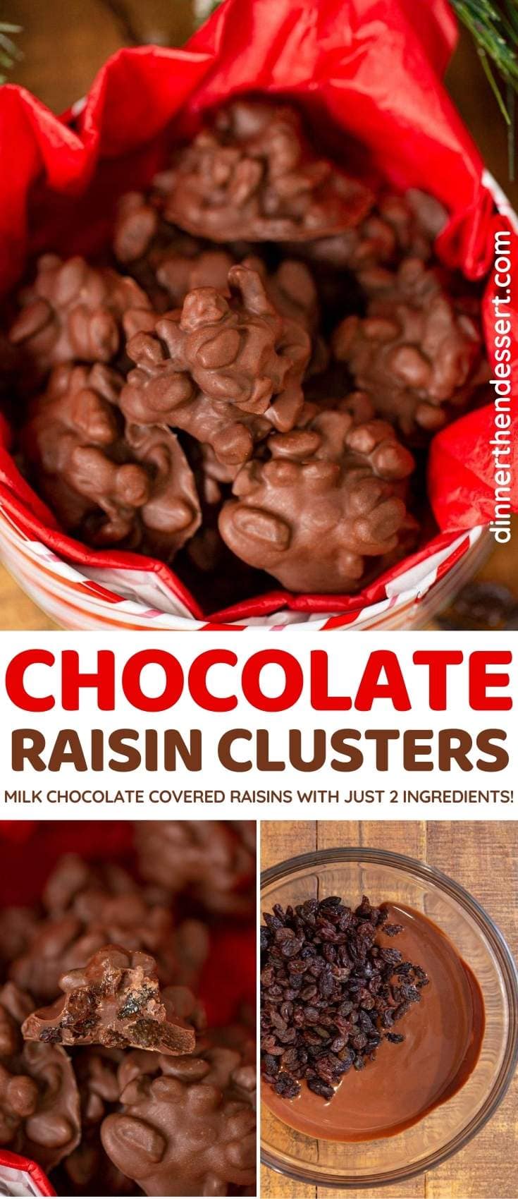 Chocolate Raisin Clusters Recipe Dinner Then Dessert